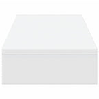 vidaXL Monitorständer Weiß 100x27x10 cm Holzwerkstoff
