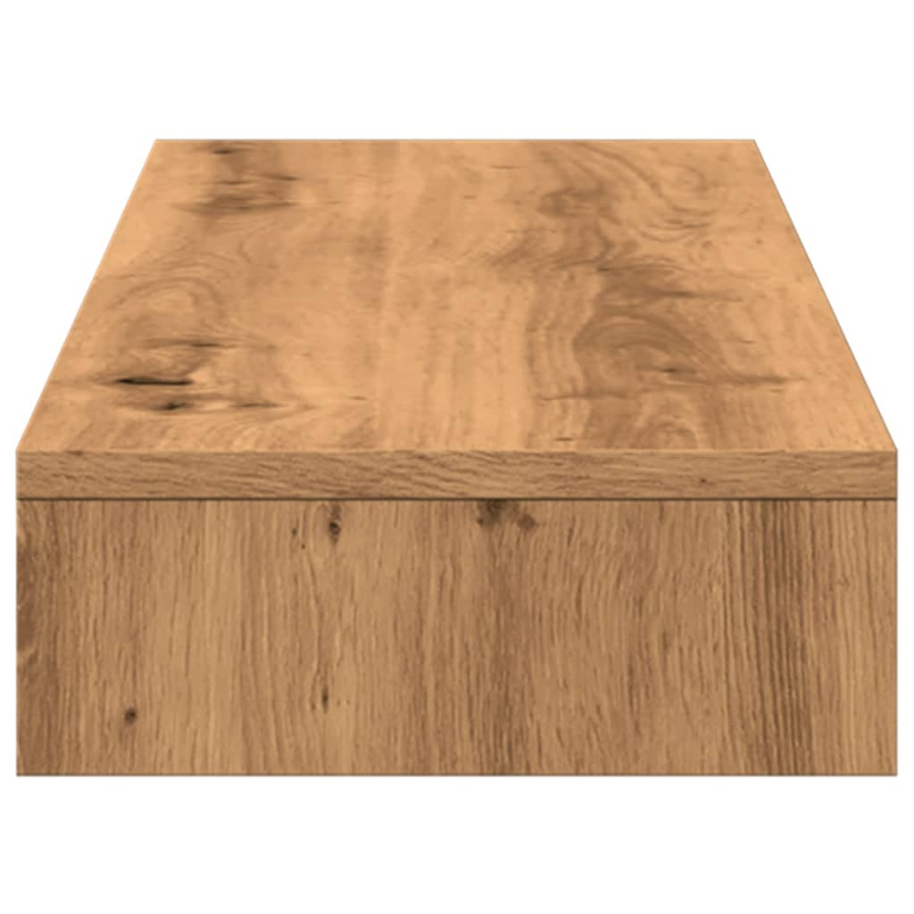 vidaXL Monitorständer Artisan-Eiche 100x27x10 cm Holzwerkstoff