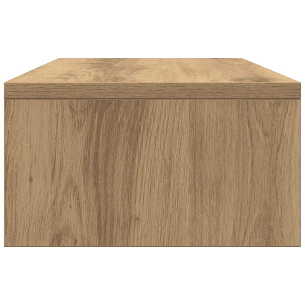 vidaXL Monitorständer mit Schubladen Artisan-Eiche 50x27x15 cm
