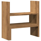 vidaXL Schreibtisch-Organizer Verstellbar Artisan-Eiche 40x17x41 cm