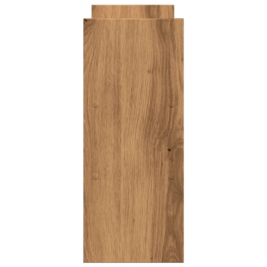 vidaXL Schreibtisch-Organizer Verstellbar Artisan-Eiche 40x17x41 cm