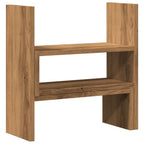 vidaXL Schreibtisch-Organizer Verstellbar Artisan-Eiche 40x17x41 cm