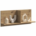 vidaXL Wandschrank 70x16,5x30 cm Artisan-Eiche Holzwerkstoff