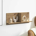 vidaXL Wandschrank 70x16,5x30 cm Artisan-Eiche Holzwerkstoff