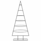 vidaXL | Metall Weihnachtsbaum | 150 cm Pulverbeschichteter Stahl