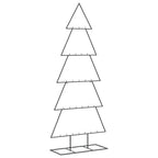 vidaXL Metall-Weihnachtsbaum für Dekorationen Schwarz 150 cm