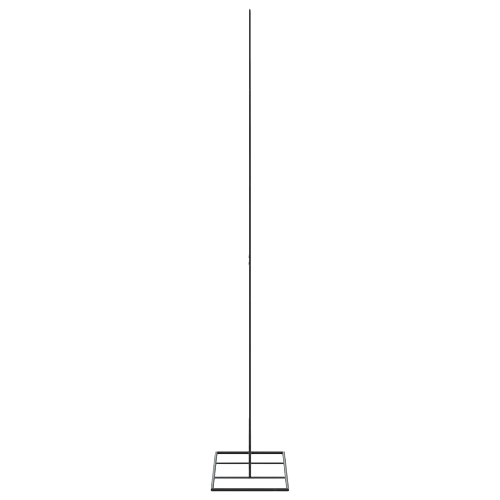 vidaXL Metall-Weihnachtsbaum für Dekorationen Schwarz 150 cm