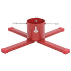 vidaXL Christbaumständer Rot 61x61x15,5 cm