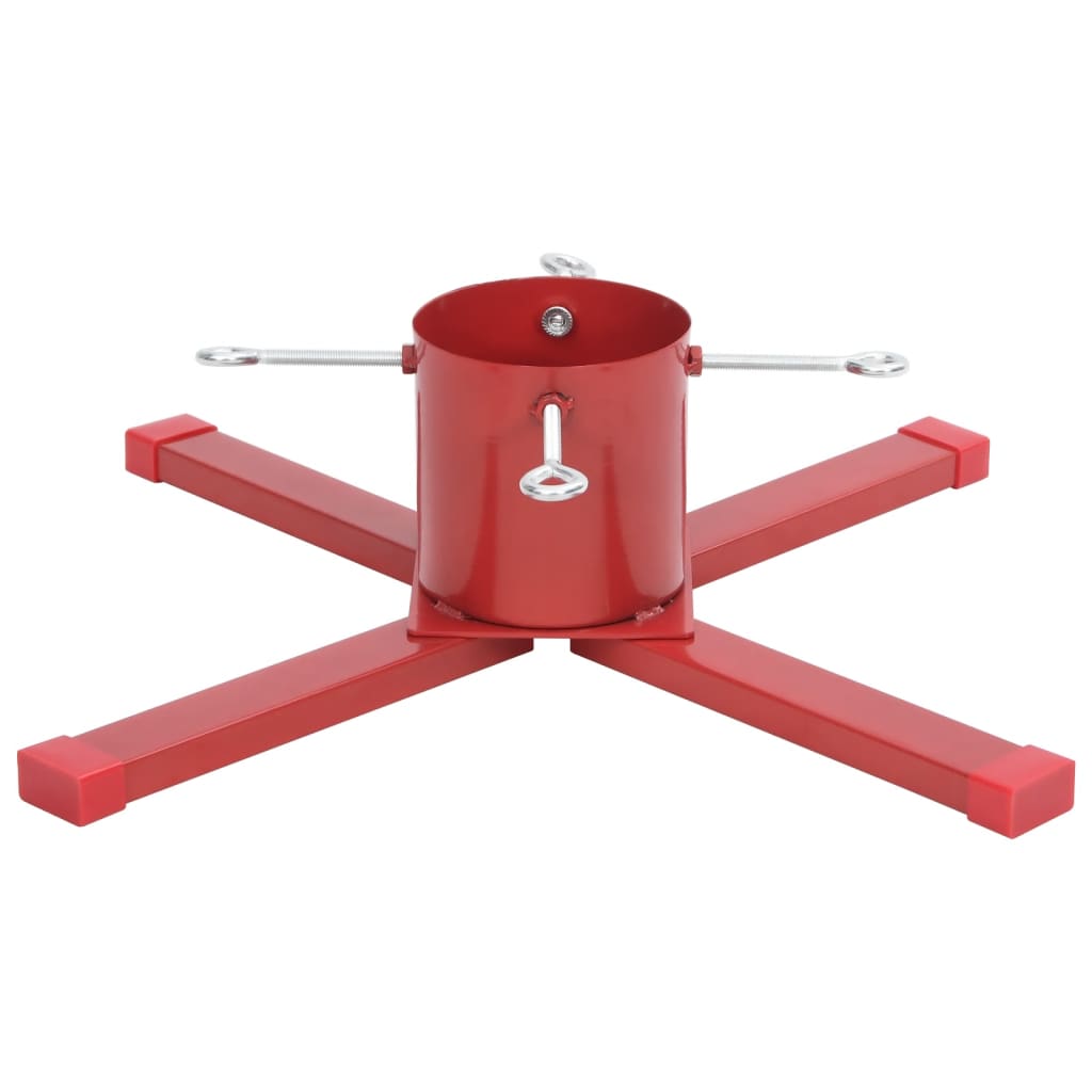 vidaXL Christbaumständer Rot 61x61x15,5 cm