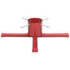vidaXL Christbaumständer Rot 61x61x15,5 cm