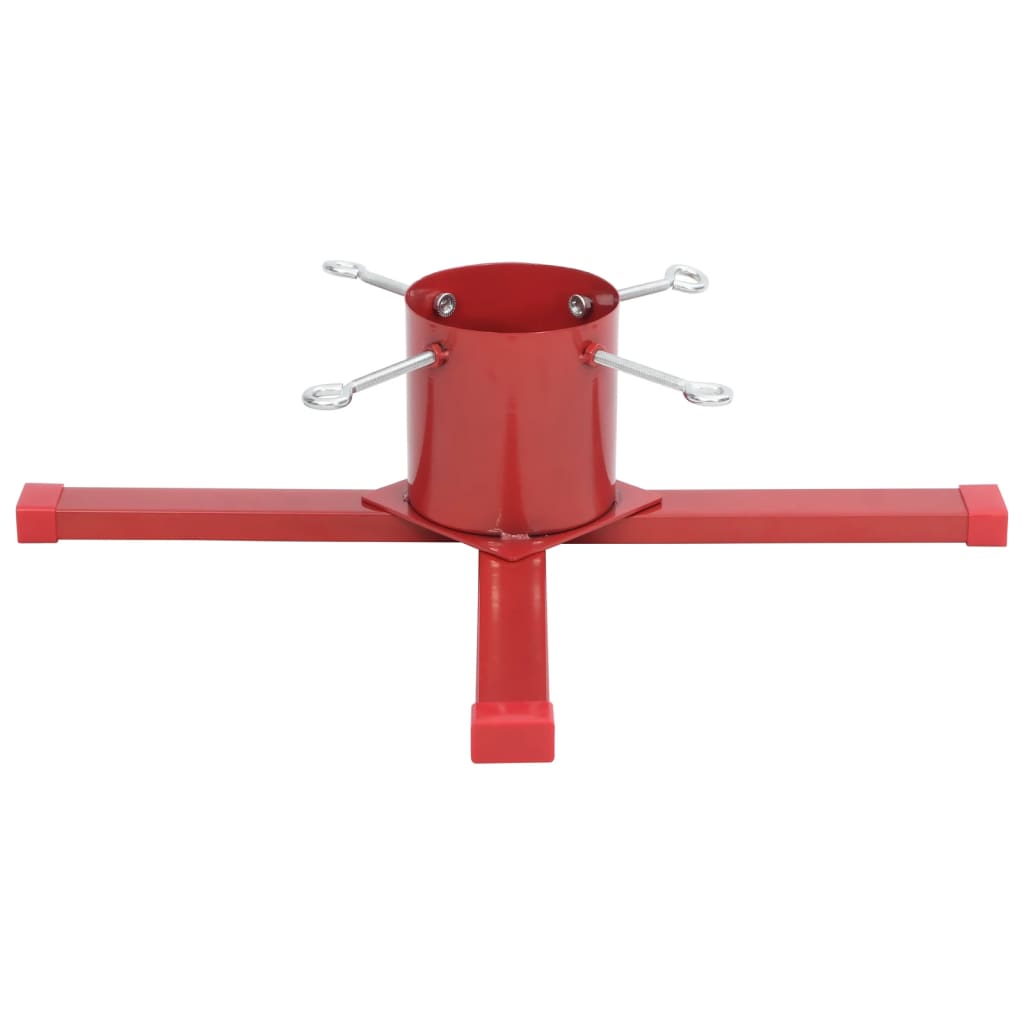 vidaXL Christbaumständer Rot 61x61x15,5 cm
