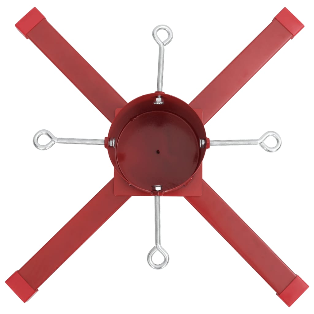 vidaXL Christbaumständer Rot 61x61x15,5 cm