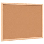 vidaXL Magnetisches Whiteboard mit massivem Kiefernholzrahmen 40x30 cm