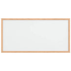vidaXL Magnetisches Whiteboard mit Rahmen aus massivem Kiefernholz 60 x 30 cm