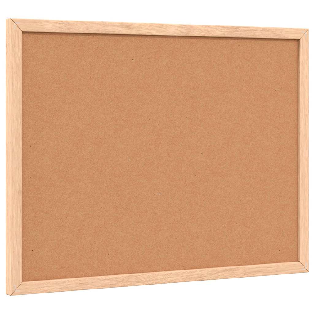 vidaXL Kreidetafel mit massivem Kiefernholzrahmen Schwarz 40x30 cm