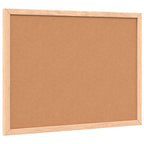 vidaXL Kreidetafel mit massivem Kiefernholzrahmen Schwarz 40x30 cm