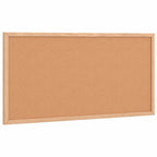 vidaXL Korktafel mit Rahmen aus massivem Kiefernholz 60 x 30 cm