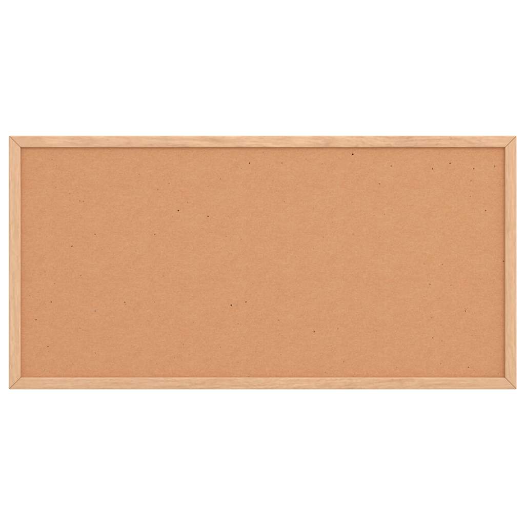 vidaXL Korktafel mit Rahmen aus massivem Kiefernholz 60 x 30 cm