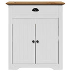 vidaXL Waschbeckenunterschrank BODO Weiß und Braun 70x35x80 cm