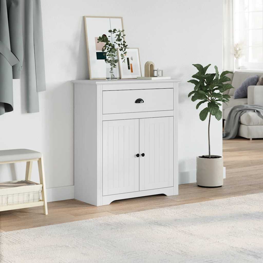 vidaXL Flurschrank BODO Weiß 80x35x90 cm