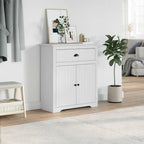 vidaXL Flurschrank BODO Weiß 80x35x90 cm