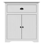 vidaXL Flurschrank BODO Weiß 80x35x90 cm