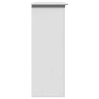 vidaXL Flurschrank BODO Weiß 80x35x90 cm