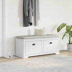 vidaXL Flurbank BODO Weiß 114x40x45 cm