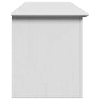 vidaXL Flurbank BODO Weiß 114x40x45 cm