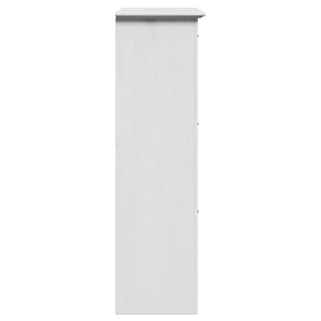 vidaXL Schuhregal BODO Weiß 80x35x118 cm