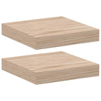 vidaXL Schweberegal 2 Stk. 23x23,5x4 cm Holzwerkstoff