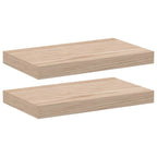vidaXL Schweberegale 2 Stk. 40x23,5x4 cm Holzwerkstoff