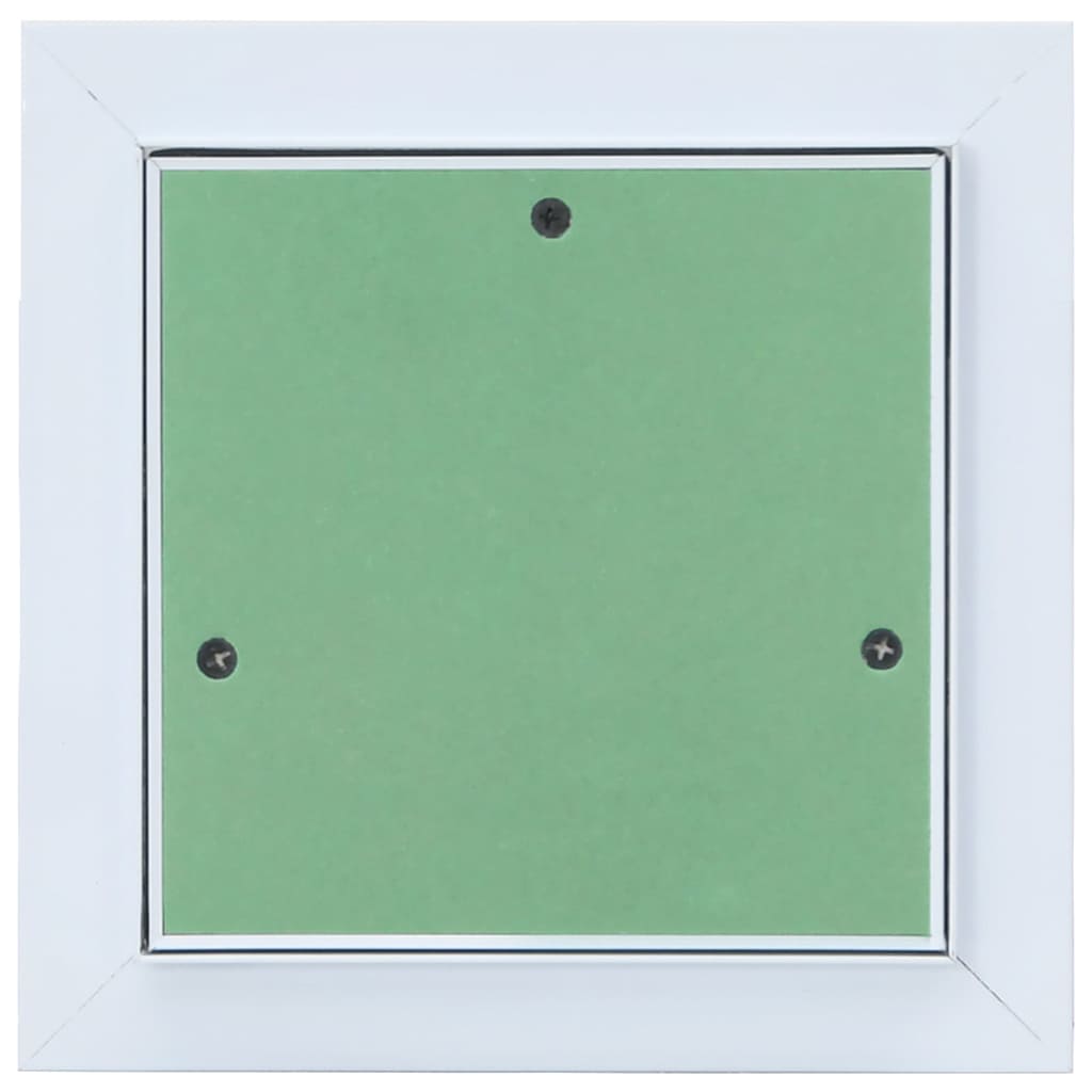 vidaXL Zugangsklappe Grün und Silber 20 x 20 cm
