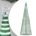 vidaXL LED Weihnachtsbaum 475 LEDs Kaltweiß 247 cm