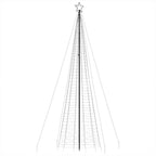 vidaXL LED Weihnachtsbaum mit Erdspießen 1534 LEDs Blau 500 cm