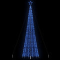 vidaXL LED Weihnachtsbaum mit Erdspießen 1534 LEDs Blau 500 cm