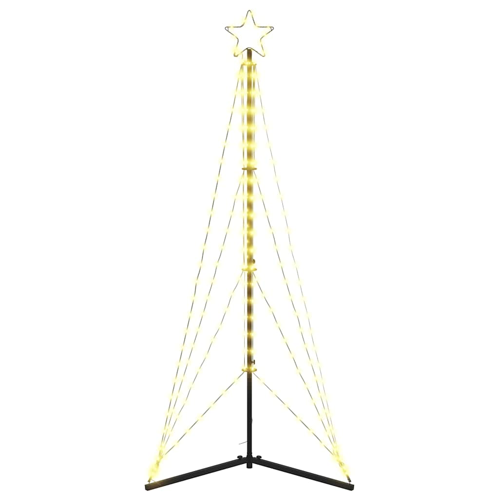 vidaXL LED Weihnachtsbaum 363 LEDs Warmweiß 182 cm