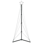 vidaXL LED Weihnachtsbaum 363 LEDs Kaltweiß 182 cm