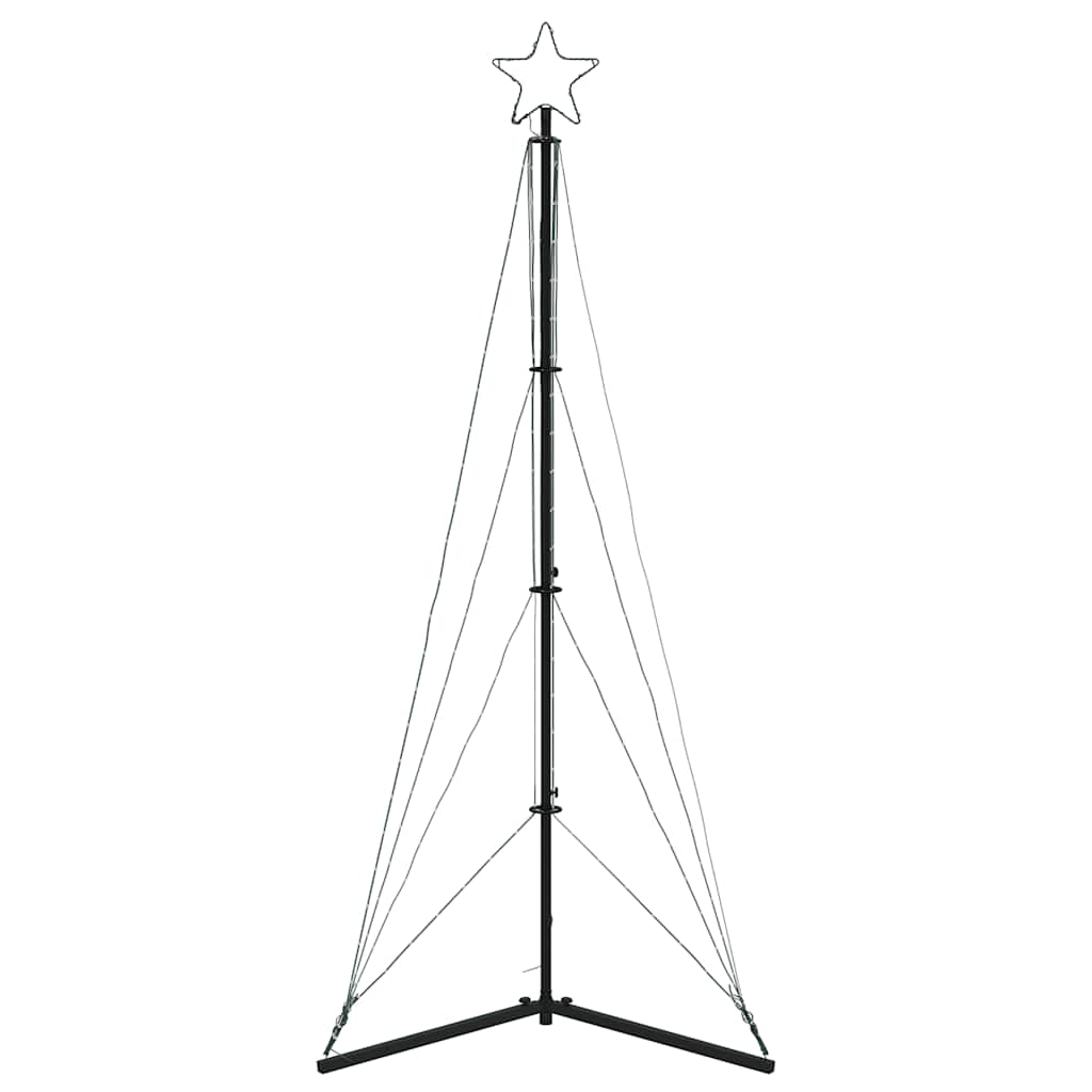 vidaXL LED Weihnachtsbaum 363 LEDs Kaltweiß 182 cm