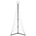 vidaXL LED Weihnachtsbaum 363 LEDs Blau 182 cm