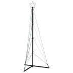 vidaXL LED Weihnachtsbaum 363 LEDs Blau 182 cm