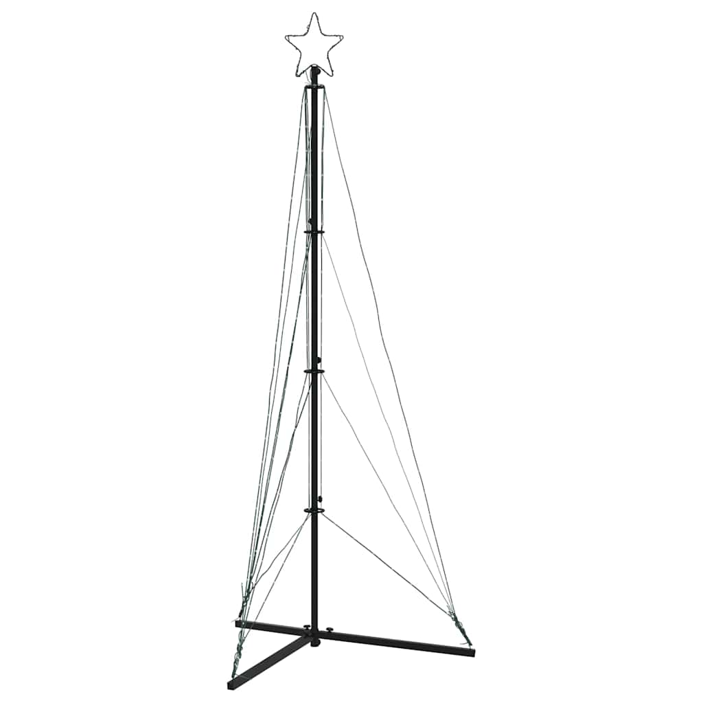 vidaXL LED Weihnachtsbaum 363 LEDs Blau 182 cm