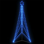vidaXL LED Weihnachtsbaum 363 LEDs Blau 182 cm