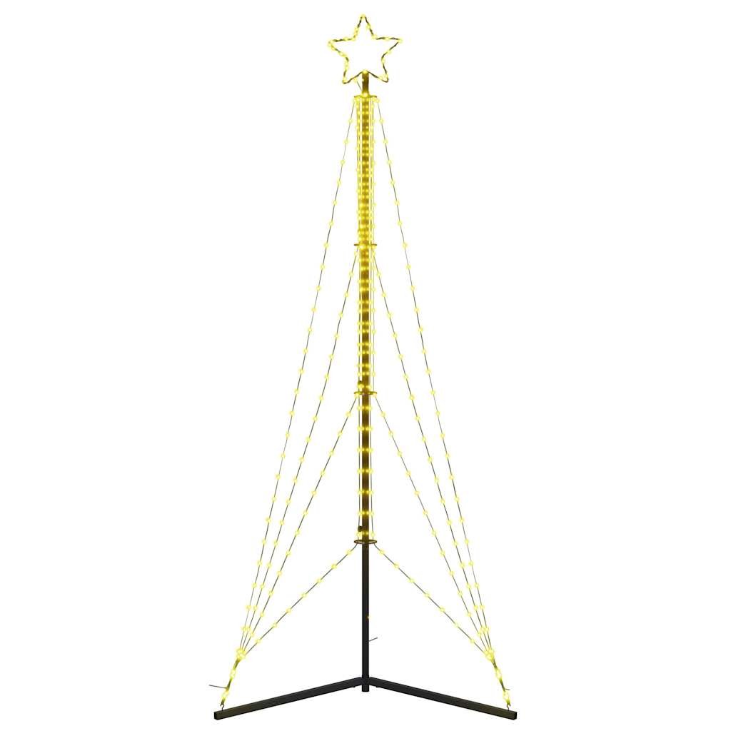 vidaXL LED Weihnachtsbaum 483 LEDs Warmweiß 240 cm