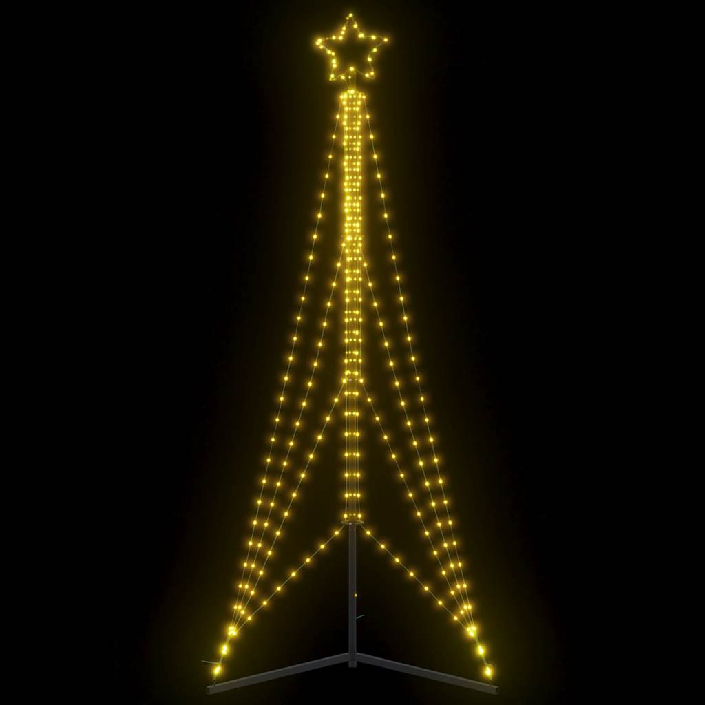 vidaXL LED Weihnachtsbaum 483 LEDs Warmweiß 240 cm