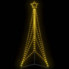 vidaXL LED Weihnachtsbaum 483 LEDs Warmweiß 240 cm