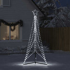 vidaXL LED Weihnachtsbaum 483 LEDs Kaltweiß 240 cm