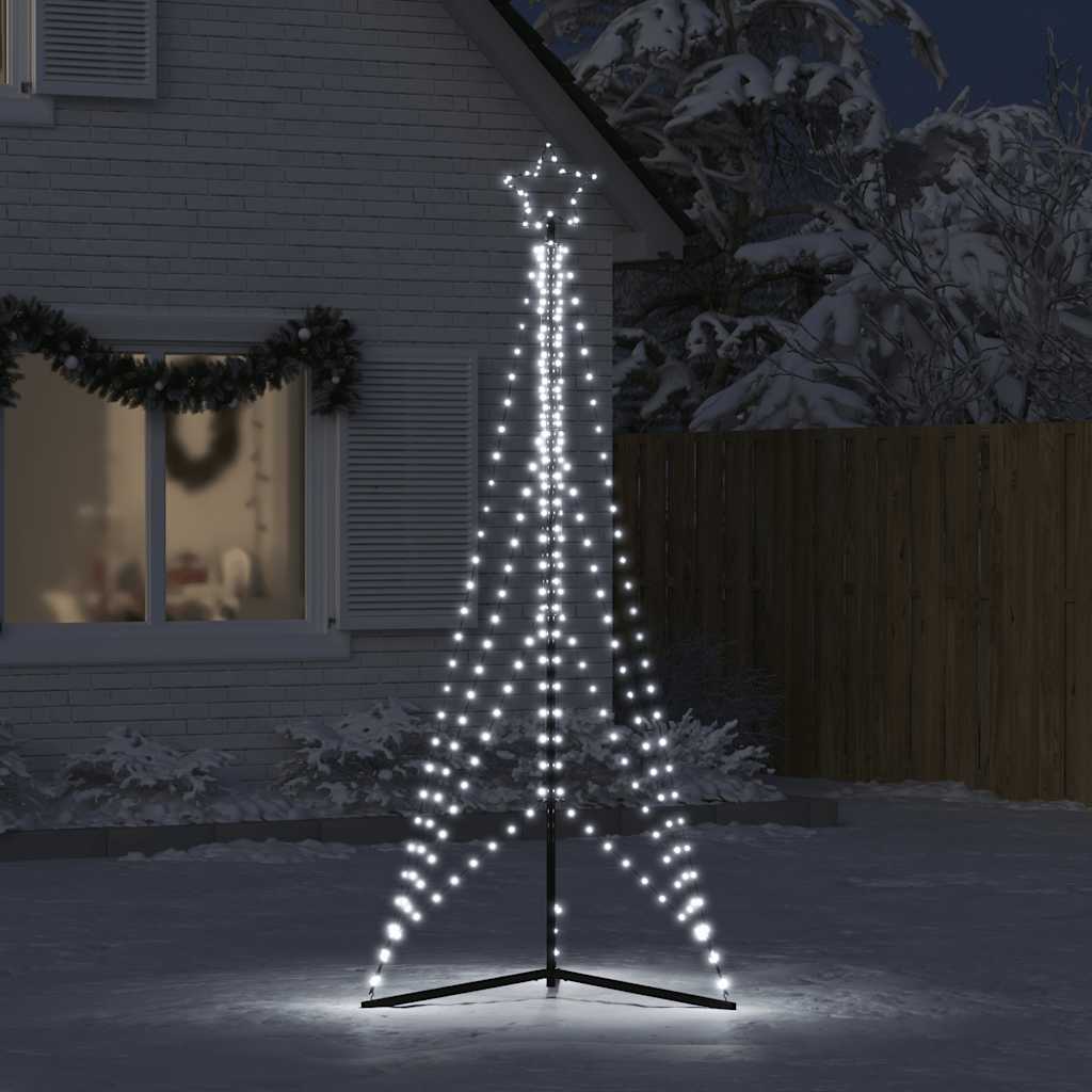 vidaXL LED Weihnachtsbaum 483 LEDs Kaltweiß 240 cm
