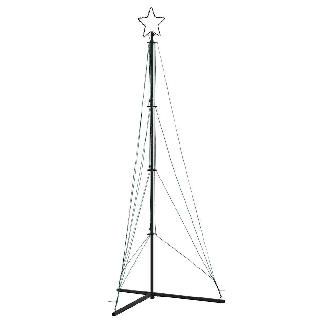 vidaXL LED Weihnachtsbaum 483 LEDs Kaltweiß 240 cm