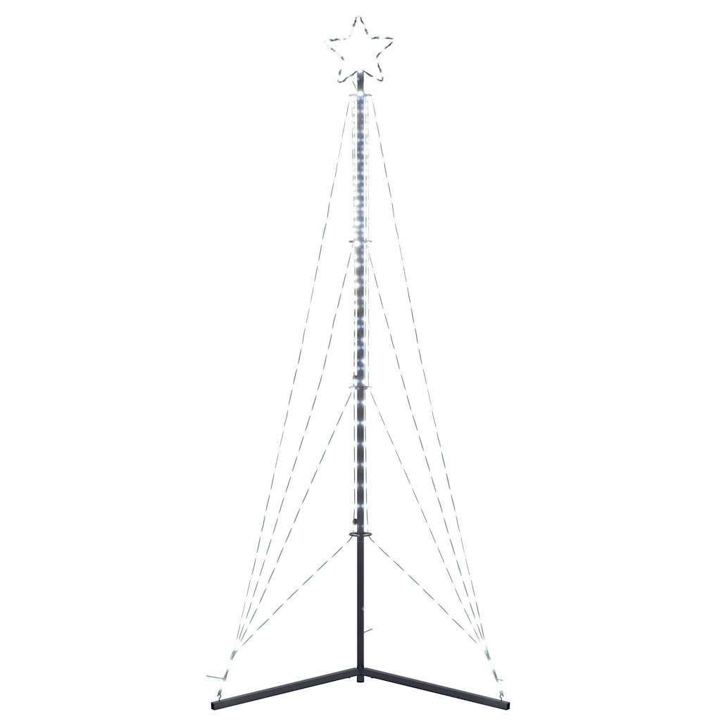 vidaXL LED Weihnachtsbaum 483 LEDs Kaltweiß 240 cm